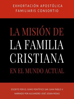 cover image of Exhortacion Apostolica Familiaris Consortio